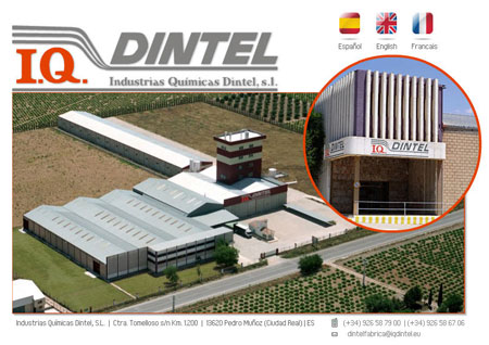 Fabricante de detergentes atomizados Industrias químicas Dintel