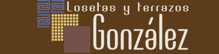 Losetas y baldosas hidraúlicas y de terrazo. Losetas y terrazos González. Logotipo