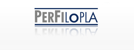 Techos metálicos. Perfilopla logotipo
